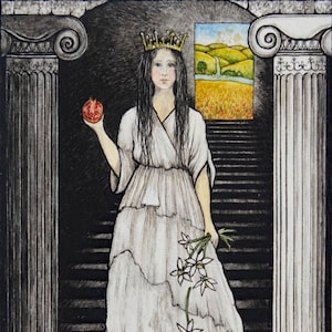 The Mythic Tarot The High Priestess digital print