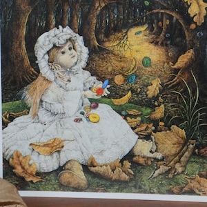 Confezione da 5 biglietti di auguri della 'Collezione Button' tratti dalla gouache originale