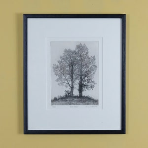 Two Elms etching limited edition image 5