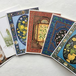 Pacote com 6 cartas sortidas, em branco por dentro