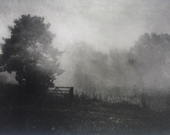 Misty Meadow solar etching limited edition