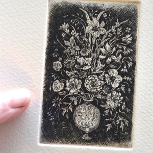 Little etching 2 x 3inches limited edition image 2