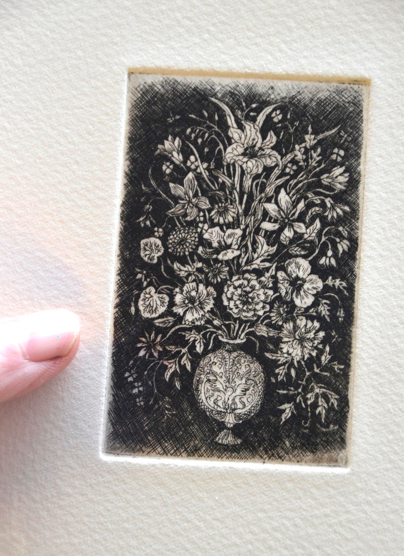 Little etching 2 x 3inches limited edition image 2