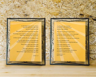 John 1:1-7 English and Latin Cycle 3 Classical Conversations Foundations printable scripture