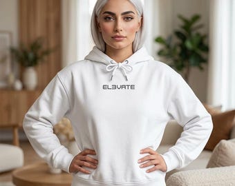 Sudadera corta con capucha y estampado de leopardo y cerezas / Diseño retro de frutas, blanca