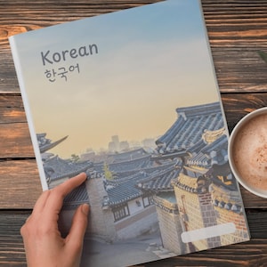 Quaderno di studio di coreano: esercizi sull'alfabeto, vocabolario, mappe concettuali, grammatica, livelli di formalità, appunti (digitale e stampabile)