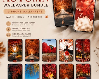 Herbst Handy Hintergrundbilder - Herbst Bildschirmschoner (10 Designs)