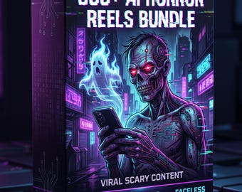 800+ AI-Generated Horror Reels Bundle | Viral Content Pack for TikTok, Instagram & YouTube Shorts