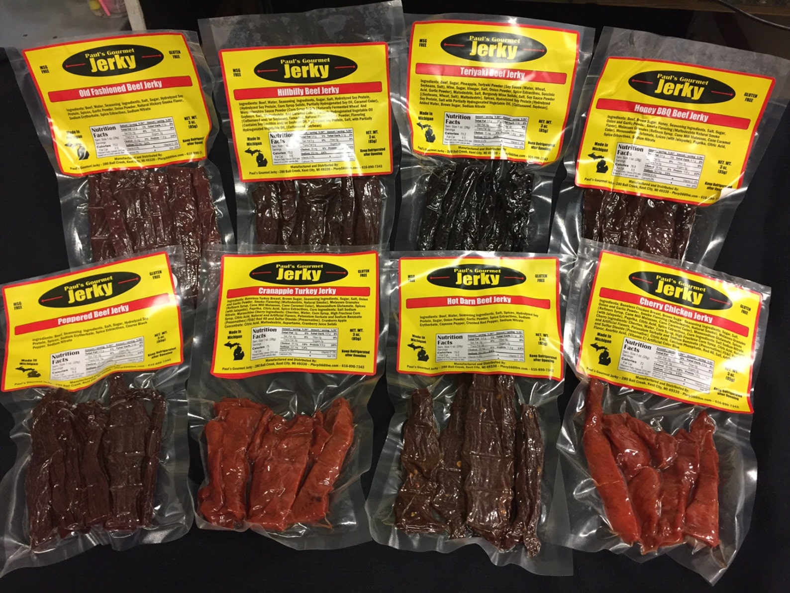 Hillbilly Gourmet Jerky 3oz Pkg Etsy