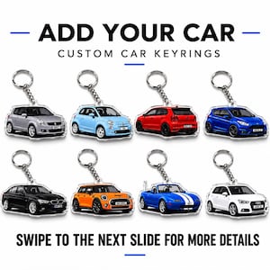 Custom Car keyring – Upload Your Car