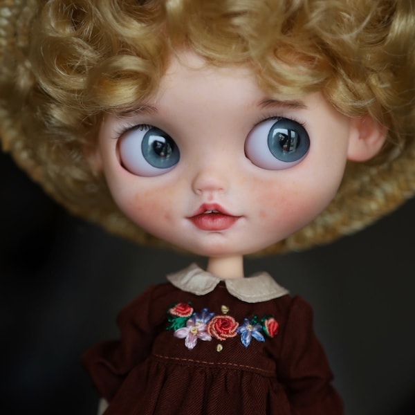 OOAK blythe doll, Custom Blythe doll, Sympathy gift