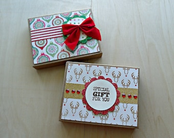 Season's greetings:Holiday note cards set of 6,boxed cards with envelopes,variety Christmas cards,2 options for you to choose