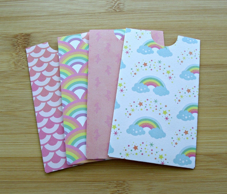 Pattern Paper For Pockets Stay Magical:set of 8 Variety Paper Pockets,small Treat//gift Card ...
