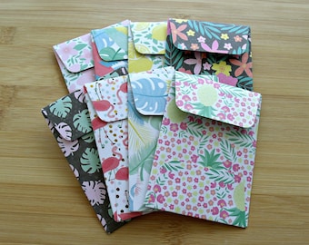 Tropicana Gift Card Holders: Tropical Summer Envelopes, Set of 8