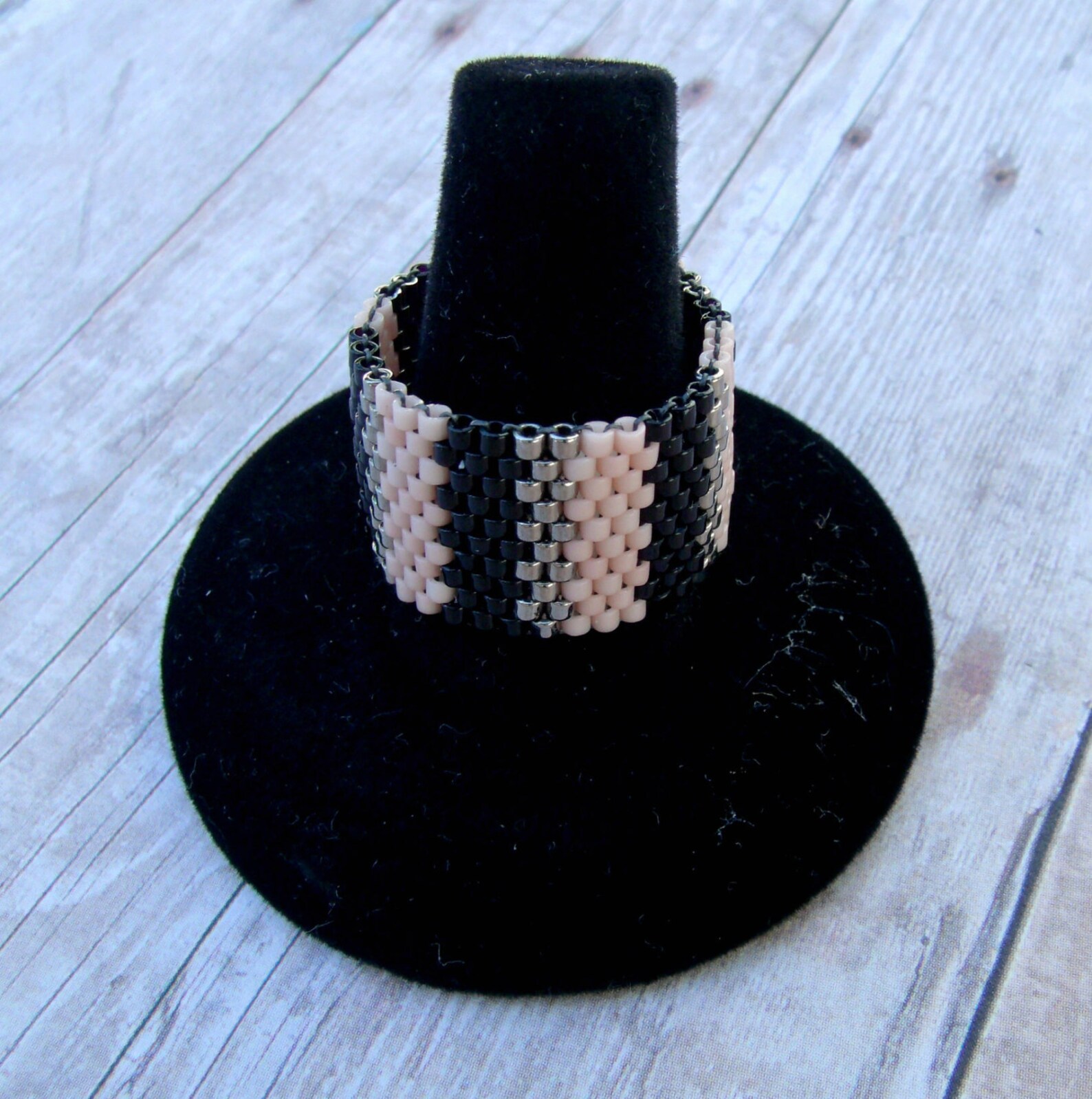 Peyote Beaded Ringsize 10 Miyuki Delicas Seed Bead Ring - Etsy