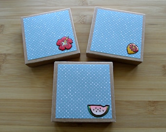 Mini tarjetas tropicales: tarjetas multiusos hechas a mano