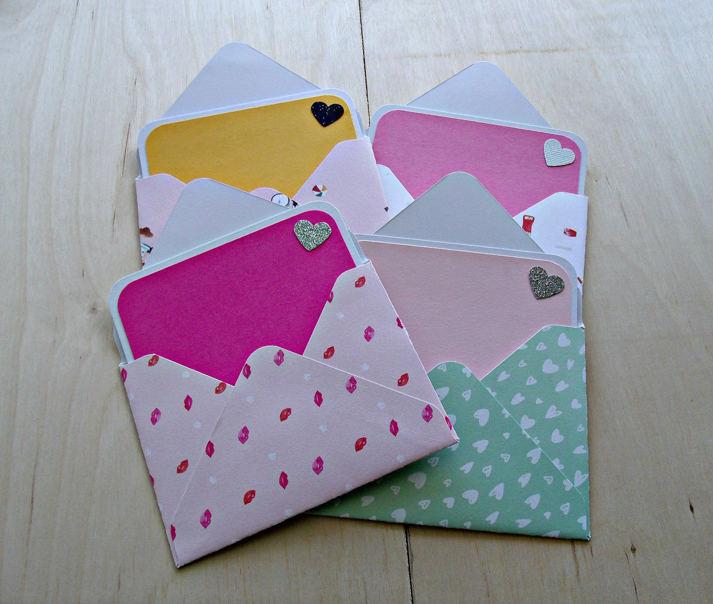 Ooh La La 2:set of 8 All Purpose Boxed Note Cards+envelopes,3x4 Flat ...