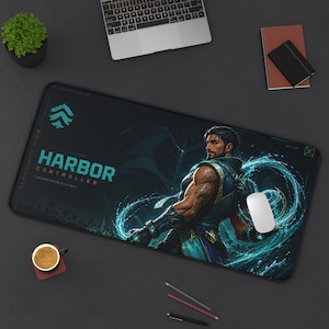 Water Control Gaming-Mauspad, Schreibtischmatte Blue Ocean, FPS Mousepad, Esports-Einstellungen, erweitertes Mauspad 16x32 12x18 Bild 1