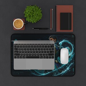 Water Control Gaming-Mauspad, Schreibtischmatte Blue Ocean, FPS Mousepad, Esports-Einstellungen, erweitertes Mauspad 16x32 12x18 Bild 5