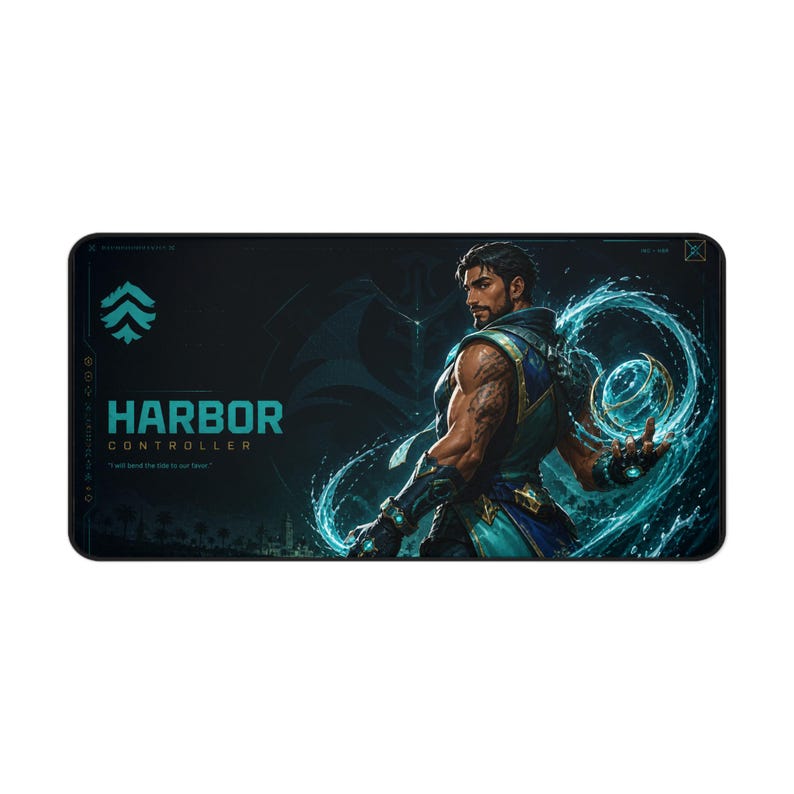 Water Control Gaming-Mauspad, Schreibtischmatte Blue Ocean, FPS Mousepad, Esports-Einstellungen, erweitertes Mauspad 16x32 12x18 Bild 3