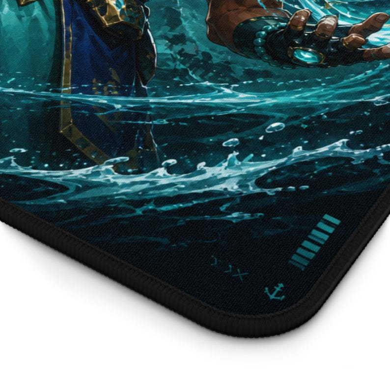 Water Control Gaming-Mauspad, Schreibtischmatte Blue Ocean, FPS Mousepad, Esports-Einstellungen, erweitertes Mauspad 16x32 12x18 Bild 8