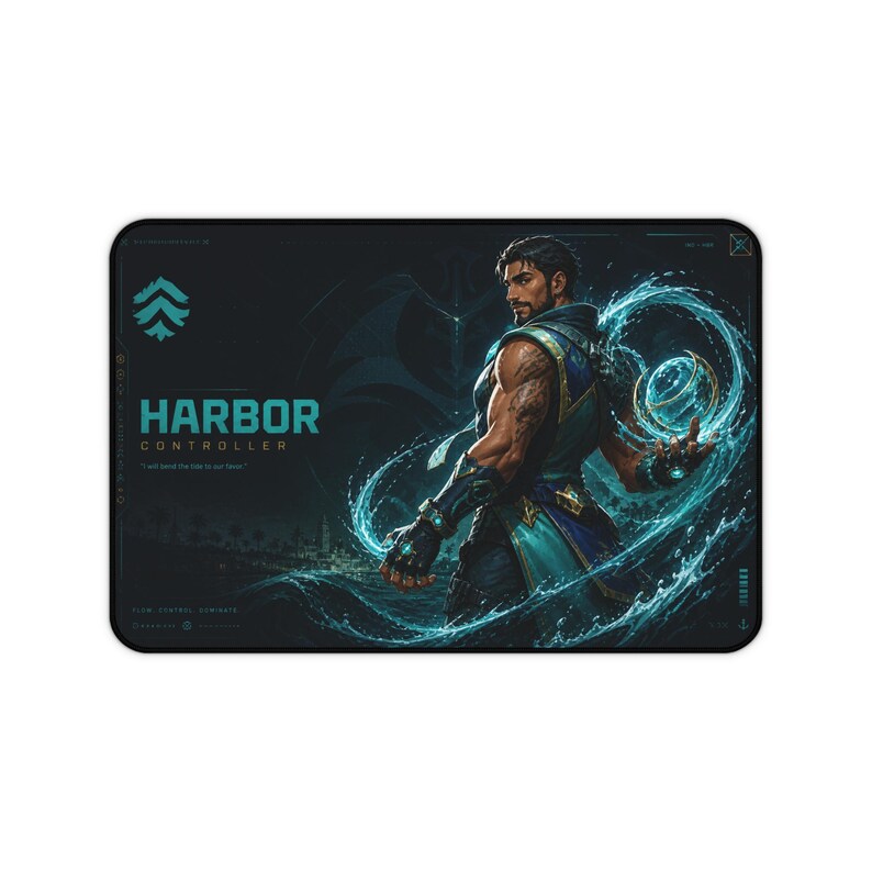 Water Control Gaming-Mauspad, Schreibtischmatte Blue Ocean, FPS Mousepad, Esports-Einstellungen, erweitertes Mauspad 16x32 12x18 Bild 2