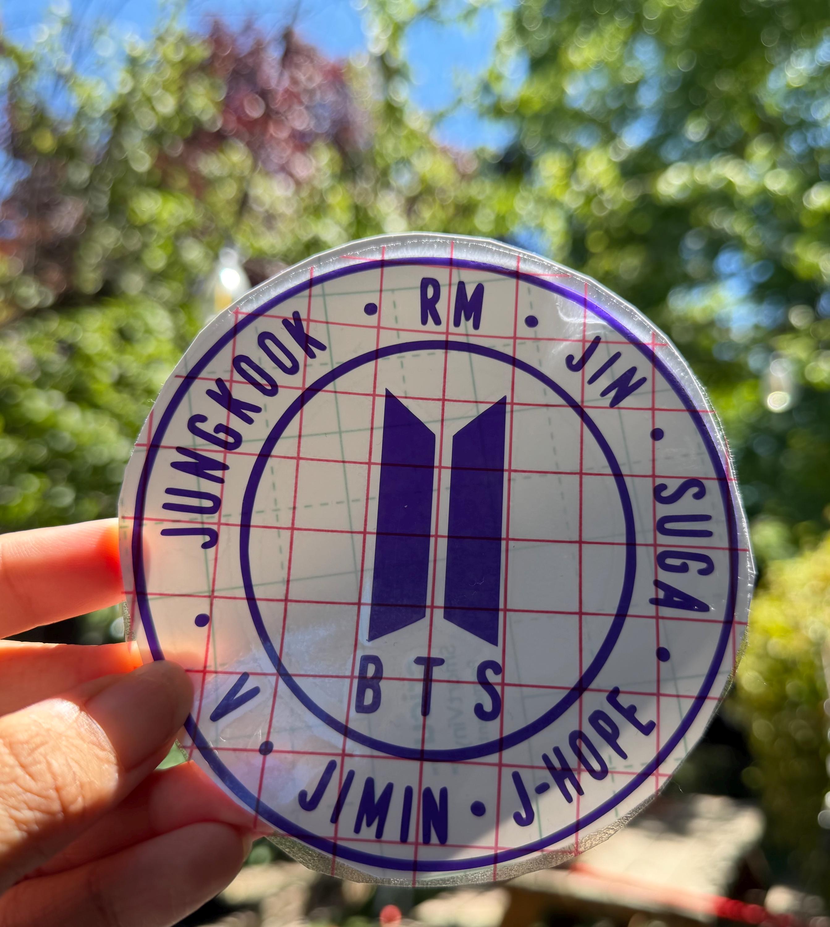 Btsの車用ステッカー - Etsy 日本