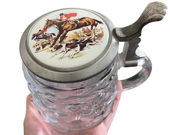 BMF Bierseidel beer stein, Fox hunt scene
