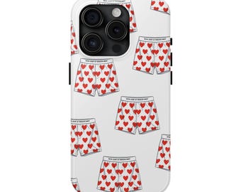 Dungeon Crawler Carl Heart Boxer Shorts Phone Case , Tough Phone White Case