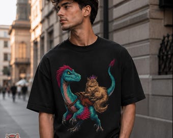 Mongo and Princess Donut T-shirt | Dungeon Crawler CarlMerch | Heavyweight Comfort Colors 1717 Tee