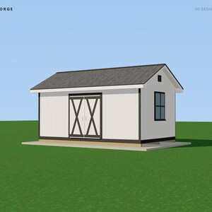 12x20 Shed Plans, Permit Ready Gable Storage Shed Building Plans with Materials List, Drawn and Checked by ICC Certified Building Official image 2