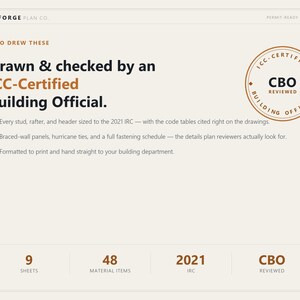 Ritningar för förråd på 12x12, byggplaner för gavelförråd med materiallista, ritade och kontrollerade av ICC-certifierad byggnadsansvarig bild 5