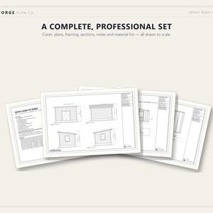 12x16 Lean-To Shed Plans, Permit Ready Mono-Pitch Storage Shed Building Plans with Materials List, Drawn by ICC Certified Building Official image 8
