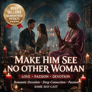 Extreme Make Him See No Other Woman Love Spells /  Same Day Cast