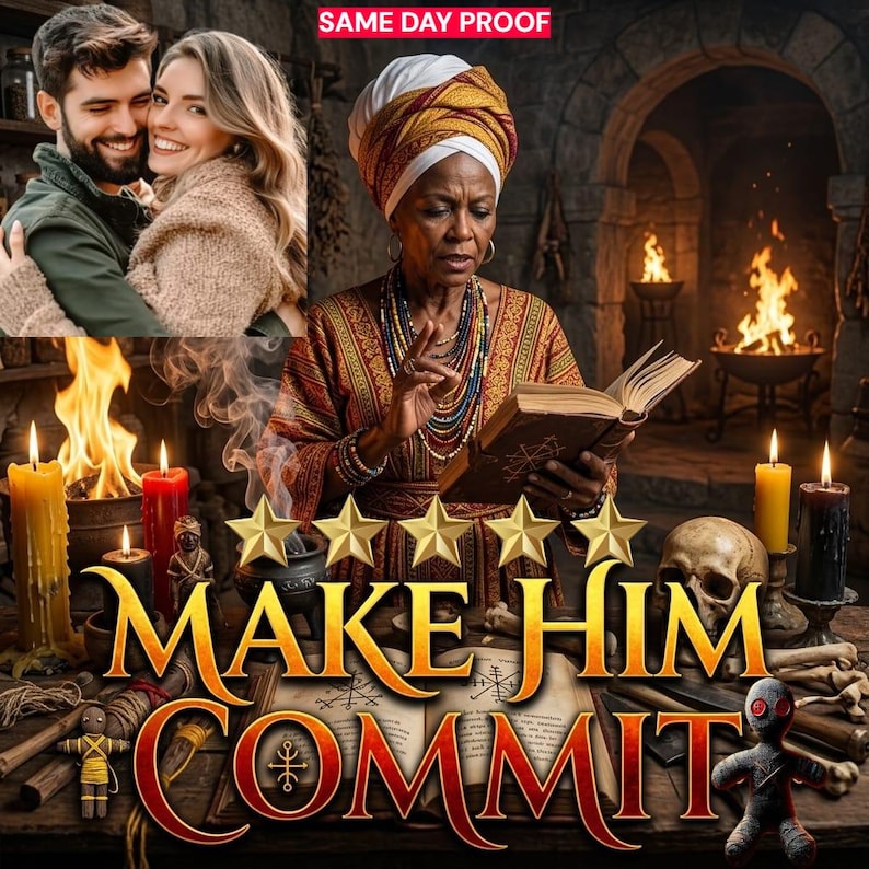 make him commit powerful ritual
Love Commitment,Voodoo Ritual,Love Ritual,Devotion Spell,Serious Intentions,Love Attraction,Romance Ritual,Heart Connection,Loyal Love,Spiritual Love,Relationship Aid,Love Energy