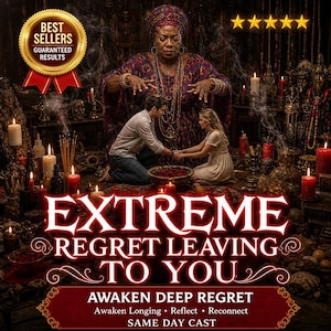Ritual de amor de arrepentimiento extremo / Anhelo profundo / Te extraño y pienso en ti / Reflexión sobre la relación