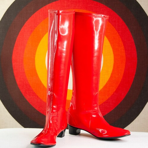 red boots tall