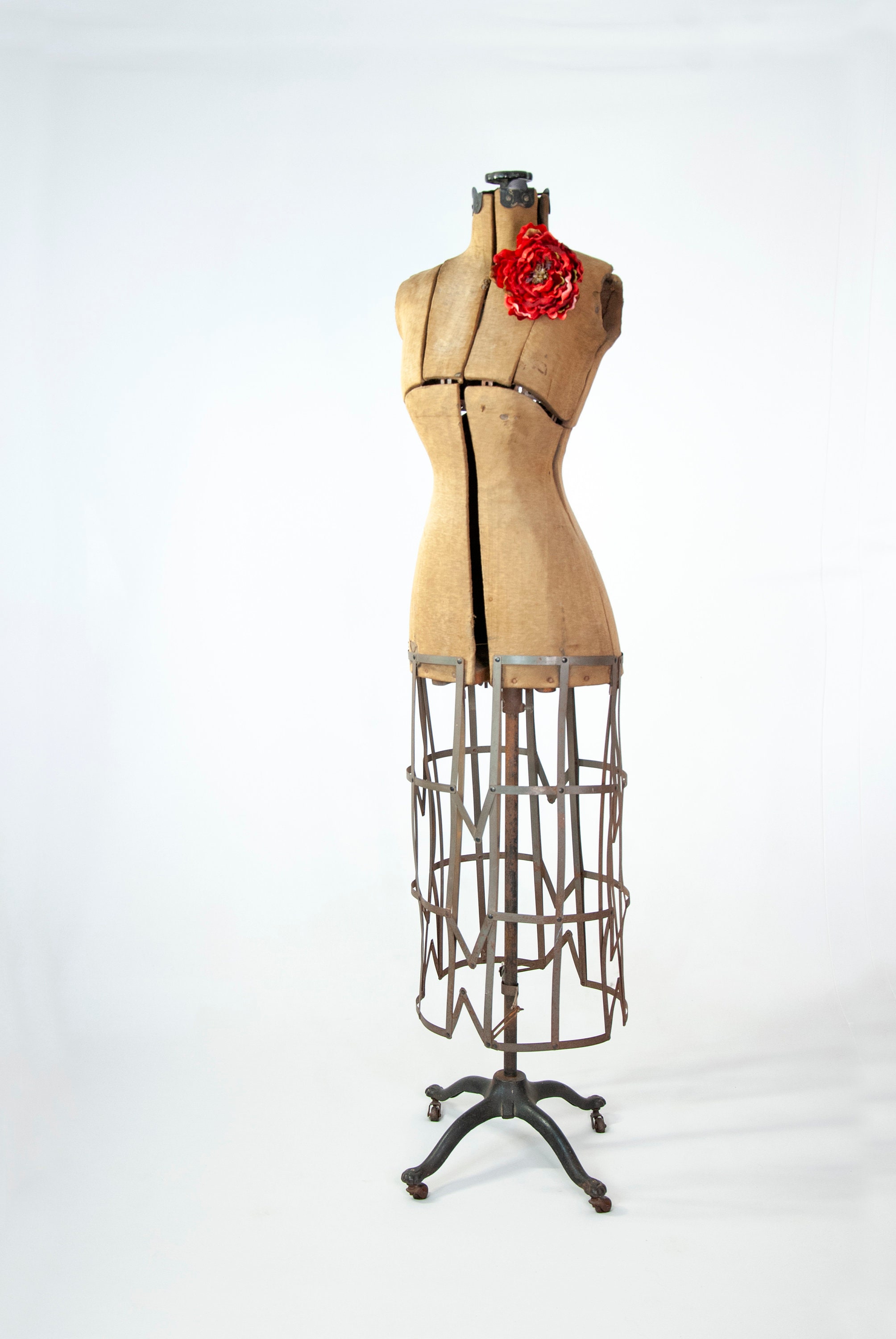 Victorian dress form antique adjustable fullsize female Etsy