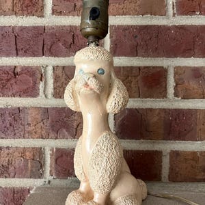 Vintage poodle lamp - Etsy 日本