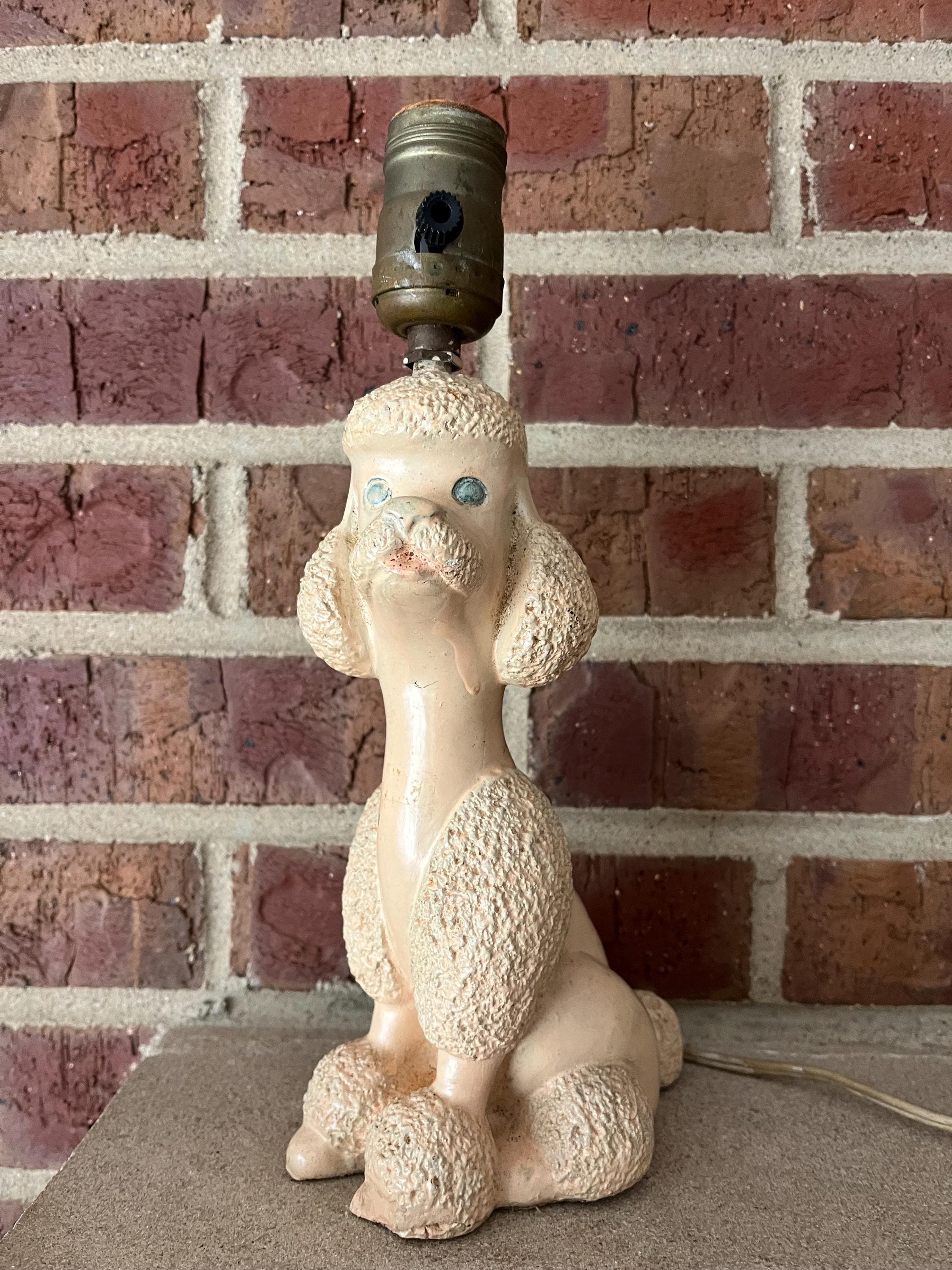 Vintage poodle lamp - Etsy 日本
