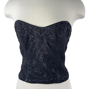Vintage Beaded Bustier - Etsy