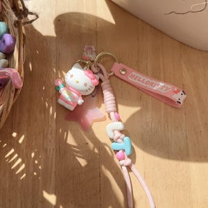 Personalized Name Charm | Custom Bag Charm | Handmade Keychain | Kawaii Bag Charm | Custom Gift