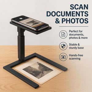 Support pour appareil photo suspendu, Numérisation de documents, Photographie de produit, Support plat