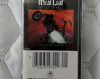 Meat Loaf Bat Out Of Hell 1977 Epic Rock Cassette Tape