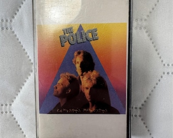 The Police Zenyatta Mondatta Cassette Tape 1980 A&M CS 3720 White Shell Good
