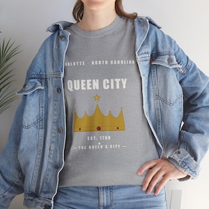 Queen City crown tee | Charlotte North Carolina T-shirt image 6