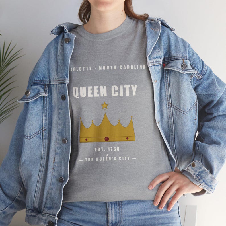 Queen City crown tee | Charlotte North Carolina T-shirt image 6