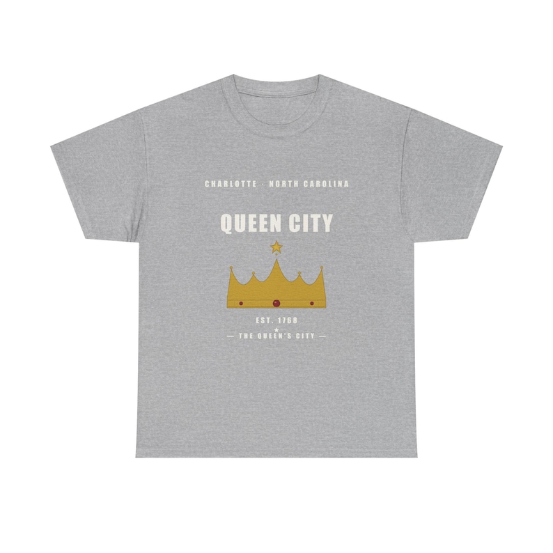 Queen City crown tee | Charlotte North Carolina T-shirt image 2