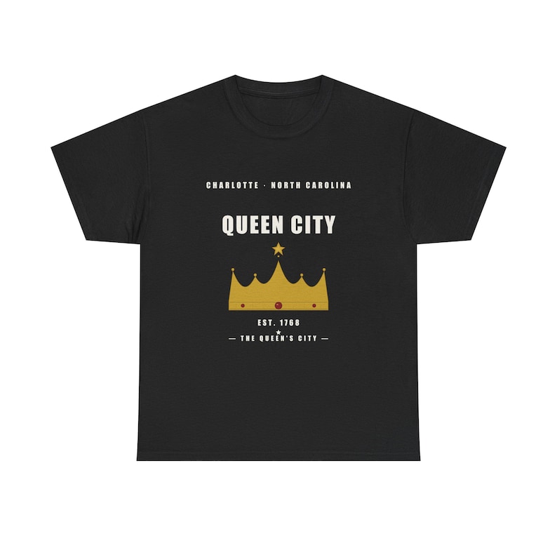 Queen City crown tee | Charlotte North Carolina T-shirt image 1