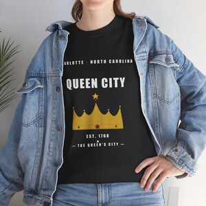 Queen City crown tee | Charlotte North Carolina T-shirt image 5